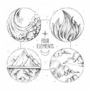 Abstract Geometrical Wave Tattoo Idea